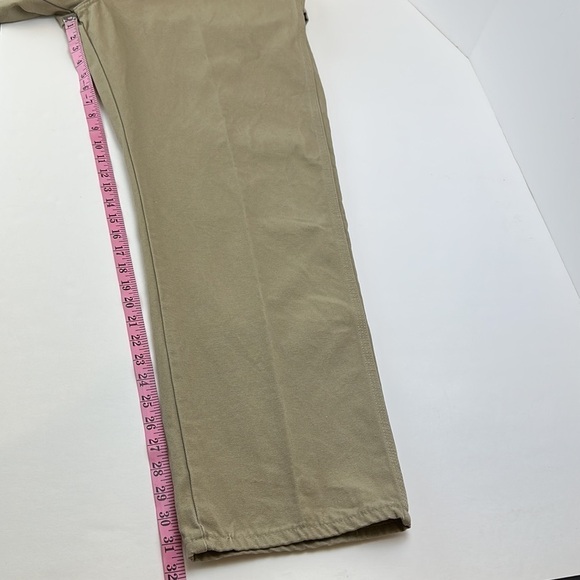 Dickies Carpenter Jeans Relaxed Fit 40X32 Work Pants Pockets Utility Loop Khaki - Picture 9 of 12